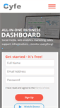 Mobile Screenshot of cyfe.com